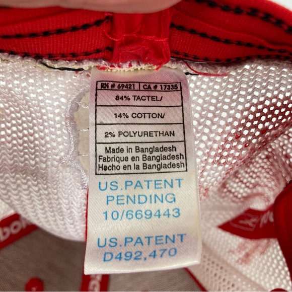 Reebok Men’s Detroit Red Wings Red White Mesh Cap Embroidered Logo NHL Authentic - Picture 7 of 10